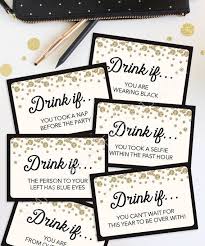 New Years Eve Game Drink If Game Printable New Year S Etsy New Years Eve Games New Years Eve Decorations Eve Game