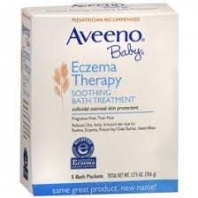 Even if they said that they are gluten free because apparently they don't actually test for it! Aveeno Baby Eczema Therapy Soothing Bath Treatment Single Use Packets 5ct