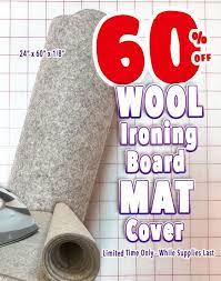 Wool Ironing Board Mat Cover 60 Off Ironing Board Covers Quilting Notions Wool Mats