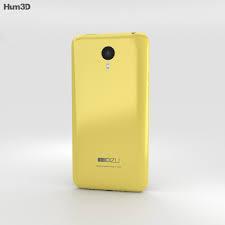 Meizu M1 Note Yellow 3D model ...