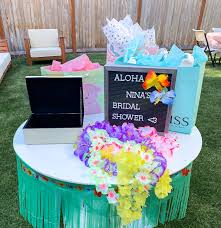 We make things simple to provide awesome event they'll always remember. Tropical Hawaiian Theme Bridal Shower Party Bridal Shower Decoration Ideas Easy Welcome Bridal Shower Sign With Letterboard Just A Tina Bit