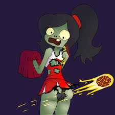 Post 5878290: Ahzucar Cheerleader_Zombie Plants_vs._Zombies