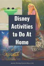 Disney Activities To Do At Home Disney In Your Day In 2020 Disney Activities Disney Games Disney Day
