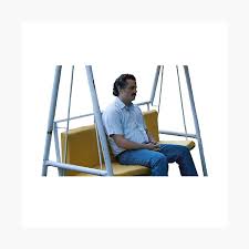 Vídeos, traduções e muito mais Escobar Meme Wall Art Redbubble