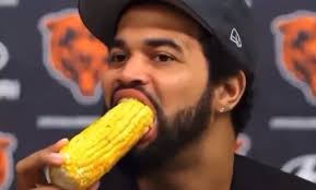 Caleb Williams Corn Eating Video Goes Viral During Bears Game  https://itsgame7.com/nfl/nfl-gossip/caleb-williams-corn-eating-video-goes-viral-during-bears-game/