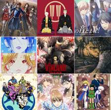 my current anime 3x3, although i'd be more comfortable doing a top 20 as  there are many other series I like as much as these : rMyAnimeList