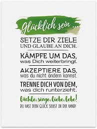 Dein geburtstag ist der grund und ich gratuliere zu dieser fröhlichen stund. Kunstdruck Poster Mit Spruch Glucklich Sein Typografie Bild Auf Hochwertigem Karton Plakat Druck Print Wandbild Amazon De Kuche Haushalt Wohnen
