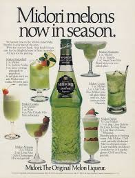 (start with 1 tablespoon of simple syrup and add additional, to taste.) stop to scrape the sides of the canister occasionally if not using a high speed blender. 1983 Midori Melon Liqueur Ad Vintage Advertising By Advintagecom Melon Liqueur Midori Melon Alcohol Drink Recipes