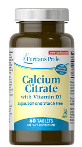 Vitamin d promotes calcium absorption in the gut and maintains adequate serum calcium and phosphate concentrations to enable normal bone total vitamin d intakes were three times higher with supplement use than with diet alone; Calcium Citrate With Vitamin D 60 Tablets Calcium Supplements Puritan S Pride