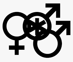 They're usually born with bodies that may fit typical definitions of male and female, but their innate gender. Nonbinary Man Symbol Interlocked With A Venus Symbol Female Sex Sign Vector Hd Png Download Transparent Png Image Pngitem