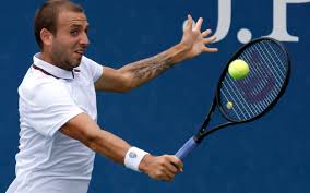 Daniel evans around the grounds during round 2. Dan Evans Tied Overnight With Corentin Moutet As Rain Calls Halt To Play At Us Open