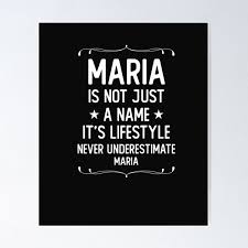 Maria Given Name Posters for Sale