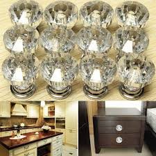 Available in a wide selection of sizes and styles. Pack Of 12 Drawer Knob Pull Handle Crystal Dresser Glass Diamond Shape Cabinet Door Drawer Pulls Cupboard Knobs With Screws For Kitchen And Bathroom Cabinets Etc Diy Walmart Com Walmart Com