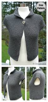 Free knit vest patterns for adults women. Simple Garter Stitch Vest Free Knitting Pattern
