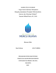 Judul karya ilmiah tentang komunikasi. Pdf Karya Tulis Ilmiah Dampak Pemanfaatan Perangkat Telekomunikasi Internet Dan Teknologi Nirkabel