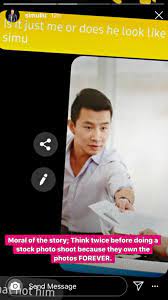 You may recognize him as jung in the cbc sitcom kim's convenience. like many aspiring actors, he worked his fair share of odd jobs to pay the bills, including the respectable stock photography circuit. Simu Liu Regrets Doing 100 Stock Photo Gig Because His Face Is Now Plastered Everywhere