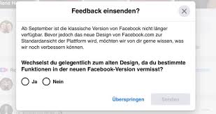 Verbinde dich mit freunden, familie und anderen personen, die du kennst. Facebook Klassisches Design Wird Im September Eingestellt