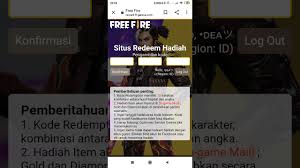 The easiest way to redeem a gift card or code is online. Kode Redeem Ff 6 April Youtube