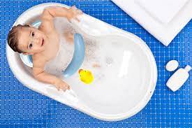 A good support helps keep your baby safe and secure from slipping while you do the cleaning. Buy Baby Bath Seat For Sit Up Bathing Bath Seat For Baby Boy Girl Infant Portable Baby Bathtub Seat Baby Bath Chair With Secure Suction Cups For 6 18 Months Thermometer Bath Sponge Topmino Light