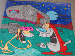 Coloring, the 90's coloring book, features all of your favorites, from arnold to ren and stimpy to rocko to good old tommy pickles. Ren And Stimpy Nickelodeons The Splat Mandalas Disney Mandalas Arte