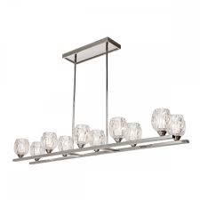 4.7 out of 5 stars. Nickel Island Pendant Or Long Bar Ceiling Suspension With Glass Shades