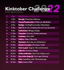 Kinktober Challenge List 2022 by Keylara -- Fur Affinity [dot] net
