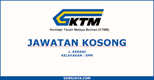 Berikut adalah maklumat jawatan dan cara untuk membuat permohonan. Jawatan Kosong Kerani Keretapi Tanah Melayu Berhad