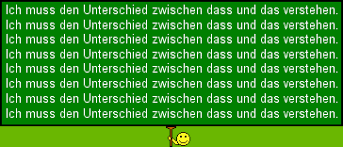Ein kind, das glücklich ist, geht ins schwimmbad. Dass Das Oder Dass Kennst Du Den Unterschied