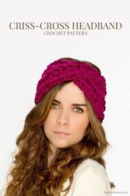 Chunky Criss-Cross Headband Crochet Pattern