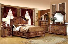 Furniture Of America Lannister Elegant Nightstand Antique Tobacco Oak Finish Home Kitchen Furnitur King Size Bedroom Sets King Bedroom Sets Bedroom Set