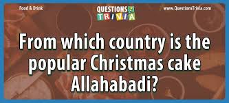 Do brussel sprouts deserve to stay? Question From Which Country Is The Popular Christmas Cake Allahabadi