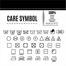 Clothes Care Symbols Vector Free Download