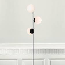 stehleuchte lilly in schwarz und weiss e14 3 flammig nordlux 48613003 in 2020 beleuchtung wohnzimmer lampendesign stehlampe
