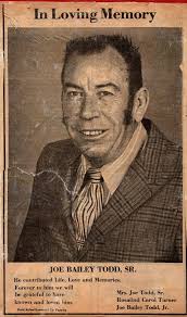 Memorial: Joe Bailey Todd, Sr.