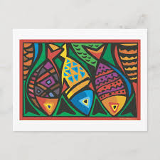 38 abstract fish paintings ranked in order of popularity and relevancy. Abstract Fish Art Design Postcard Zazzle Com In 2021 Fish Art Abstract Fish Painting Art Design