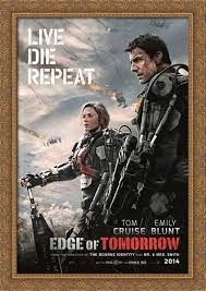 Edge Of Tomorrow 28x40 Large Gold Ornate Wood Framed Canvas Movie Poster Art Walmart Com Edge Of Tomorrow Free Movies Online Good Movies