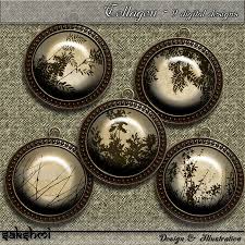 Bietet eine sammlung von vorgefertigten designs und unterstützt verschiedene. Vintage Laub Digital Design 9 Buttons Zum Ausdrucken