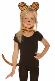 Kids Girls Tiger Cat Halloween Costume Kit On Popscreen Tiger Costume Kids Animal Costumes For Kids Tiger Costume Diy