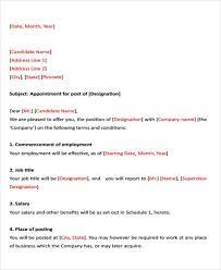 The appointment letter describes in length the position offered, salary. Model Of Cfo Appointment Letter Private Company Appointment Letter Format Doc