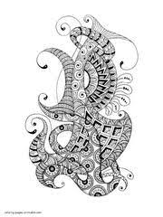 Adult coloring pages printable coloring pages coloring sheets coloring books colouring pages for adults ocean coloring pages garden coloring pages mandala coloring illustration. 54 Abstract Coloring Pages For Adults