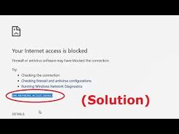 How To Fix Your Internet Access Is Blocked Err Network Access Denied Chrome Unblock Internet Youtube