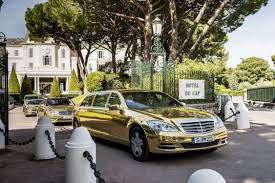 Golden Mercedes Benz At Cannes Film Festival 2012 Mercedes Benz Cars Benz Car Mercedes Benz