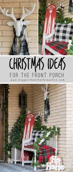Ideas on how to decorate front porch for christmas. Decorating Your Front Porch For Christmas Bigger Than The Three Of Us