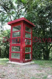 Telephone box (tardis) double last one from brisbane railstation. Phone Box 8070 Design Divaz Stock Photography