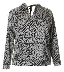 Animal Print Sweatshirt Hoodie