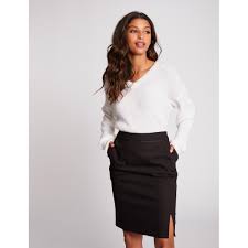 Explore jeans, logo pieces, dresses, bags and shirts. Jupe Droite Taille Haute Avec Fente 3 Suisses