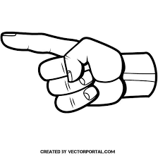 Black And White Pointer Finger Index Finger Pointing Pointing Hand Best Background Images Sign Fonts