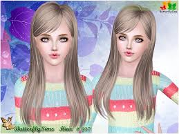 #jet set radio #jet set radio future #jsr #jsrf #jsrf yoyo #yoyo #my artstyle is as fluid as a fucking river #long hair yoyo supremacy #the. Thin Hairstyle With Bangs Hair 97 By Yoyo At Butterfly Sims 3 Hairs