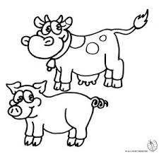 Disegno Di Animali Della Fattoria Da Colorare Per Bambini Gratis Disegnidacolorareonline Com Disegno Di Animali Animali Disegni