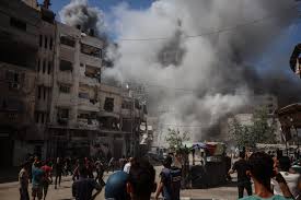 Gaza is burning': Israel launches ...